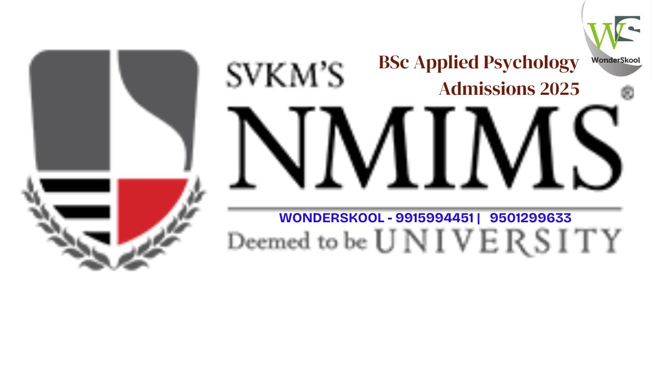 NMIMS School of Science | BSc Applied Psychology Admissions 2025