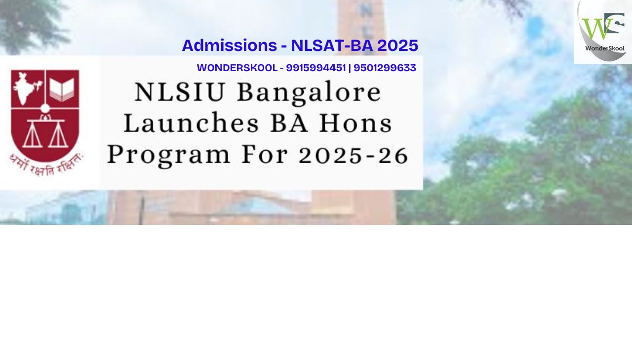 National Law School of India University, Bengaluru (NLSIU, Bangalore) | NLSAT-BA 2025